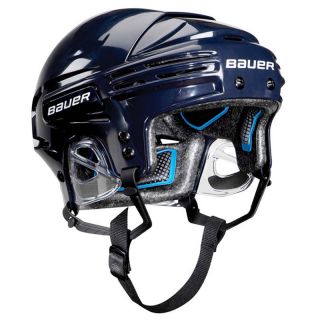 119 Bauer 7500 Senior Hockey Helmet Navy Blue Size Small New