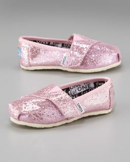 toms pink glitter shoe tiny $ 34