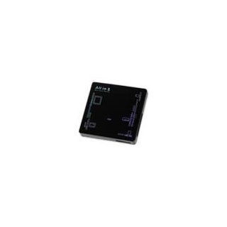 All in One Mirror Surface Memory Card Reader (Black) for