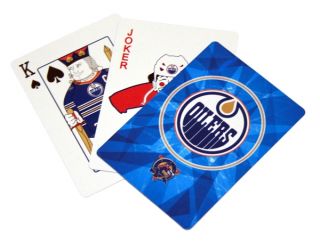  OILERS CRIBBAGE GAME ~ RINK SHAPED CRIBBAGE FREE OILERS TEAM CARDS