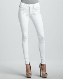 White Stretch Pants    White Stretch Trousers