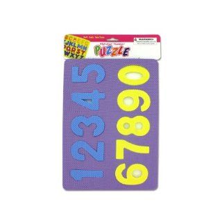 72 Packs of alphabet & number puzzle, assorted styles