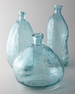 Turquoise Glass Vases   