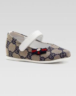 Z0RKW Gucci Britney Ballerina Flat, Blue