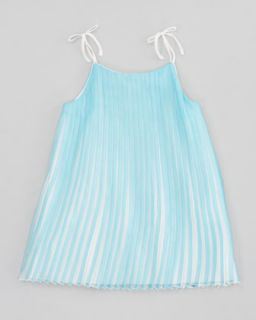 Z0XRQ Chloe Mini Me Satin Pleated Dress, Sizes 6 10