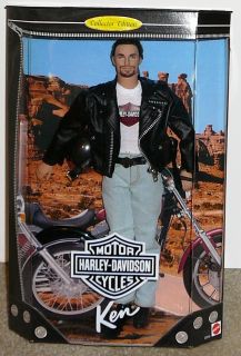 1998 Harley Davidson Ken Doll 1 Collector Edition Mint