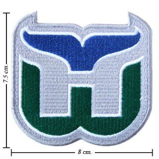 3pcs Hartford Whalers the Past Logo Embroidered Iron on