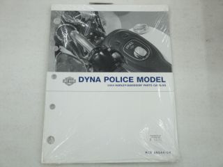 Harley Davidson New 2004 Dyna Police Model Parts Catalog 99544 04