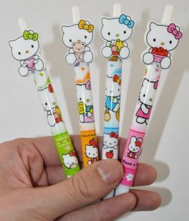 4pcs x Hello Kitty cartoon cutie beautiful ball point pens 0 7mm NO