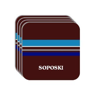 Personal Name Gift   SOPOSKI Set of 4 Mini Mousepad