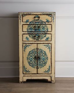 Three Drawer Antique Wooden Cabinet   