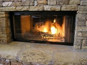 36 Fireplace Door Set to Fit Heatilator Unit
