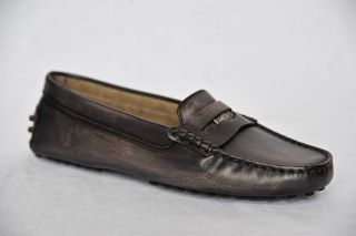 Tods Tods Aged Brown Heaven Penny Loafer Driving Shoe Flats New Box 5
