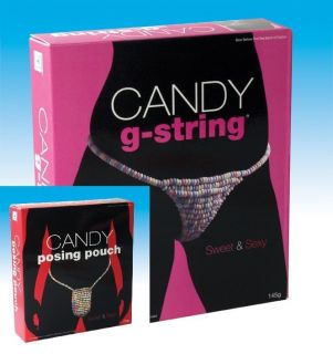 His Hers Sexy Edible Underwear Candy Pouch G String