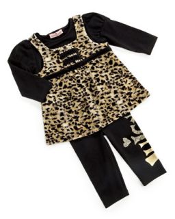 Juicy Couture Baby Three Piece Leopard Set   
