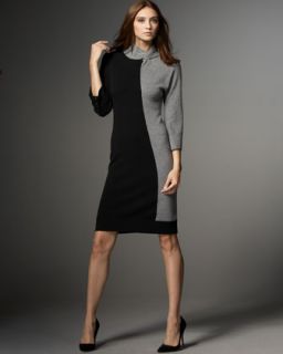 Cullen Two Tone Cashmere Dress   