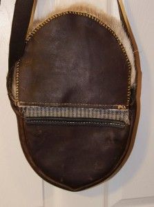 2009 Handmade Authentic Harold West Leather Possibles Muskrat Shooting
