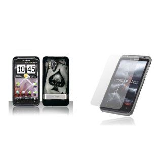 HTC ThunderBolt (Verizon) Premium Combo Pack   Black Skull