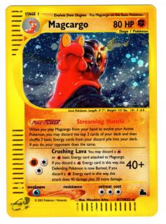 Magcargo Holo Pokemon Card E Skyridge H17 H32