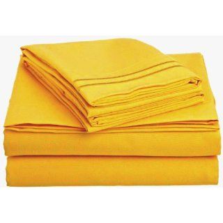 Bed Sheet Set, Queen Size, Yellow