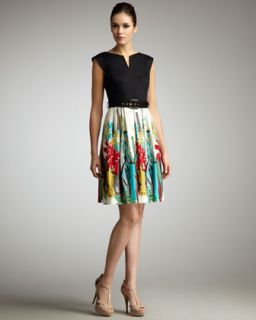 Milly Sabrina Printed Dress   