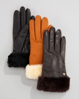 MICHAEL Michael Kors Leather Gloves   