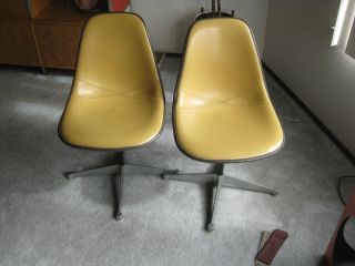 Henry Miller Mid Century Modern Tan Chair Eames