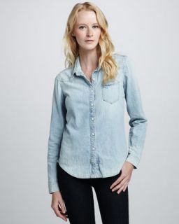 T5XM3 TEXTILE Elizabeth and James Phoenix Denim Shirt