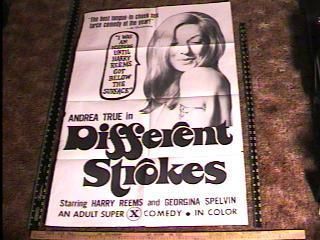 Different Strokes Movie Poster Andrea True Harry Reems