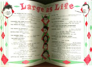 Harry Secombe Terry Thomas Large as Life Program 1950s