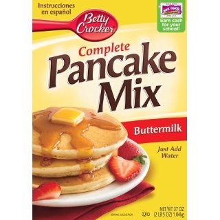 Betty Crocker Complete Buttermilk Pancake Mix, 37 Ounce (Pack of 5