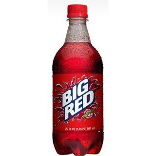 UP Big Red Soda Soft Drink, 20 Ounce (Pack of 24) 