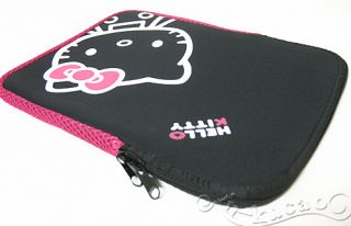 Hello Kitty 15 Macbook / Laptop sleeve case bag , Black