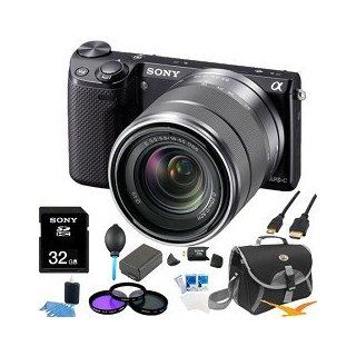 MP Compact Interchangeable Lens Digital Camera Black Wifi, With 18