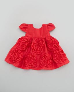 Halabaloo Taffeta Ruffle Flower Dress   