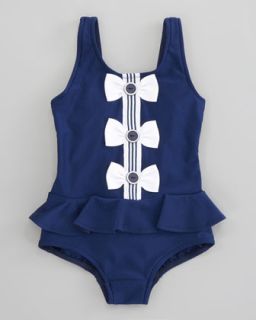 Z0VST Florence Eiseman Buttons and Bows Swimsuit, Sizes 4 6X