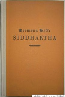 Hermann Hesse Siddhartha First Edition from 1922
