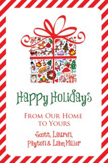 Holiday Christmas Card Personalized Custom Printable Family UPRINT