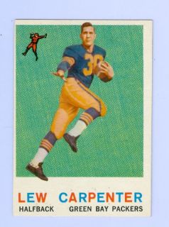  1959 Topps Football Lew Carpenter Packers 95 NM