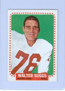  1964 Topps Football Walter Suggs Oilers SP 84 EX MT