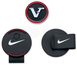 Nike Golf Victory Red Hat Clip and Ball Marker Red and Black VR