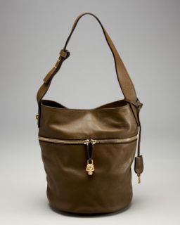 Alexander McQueen Padlock Bucket Bag   