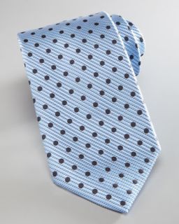 Charvet Grid/Dot Tie   