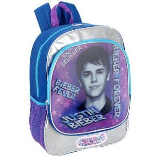 Justin Bieber 16 inch Bieber Forever Backpack   Blue and