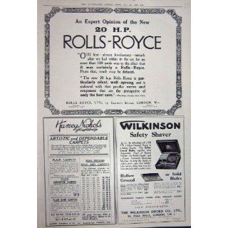 Advertisement 1922 Rolls Royce Harvey Nichols Wilkinson