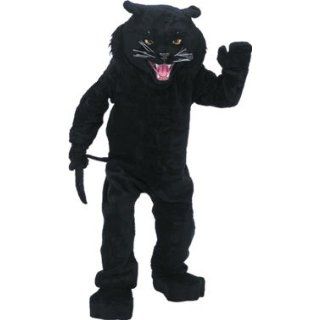 Black Panther Mascot Costume Clothing