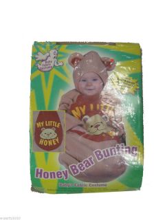 Honey Bear Halloween Bunting Costume Size Up to 25 Toddler Infant