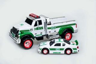 2011 Hess Toy Truck w Race Car Batteries Brand New Plus Bonus Extra