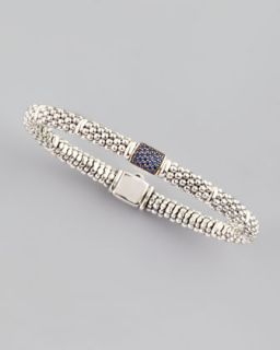 Y1BCL Lagos Muse Blue Sapphire Rope Bracelet