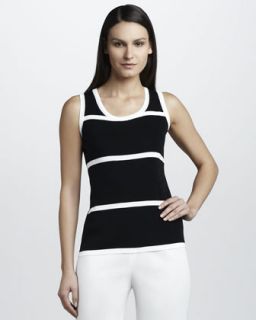 Misook Collection Striped Tank   